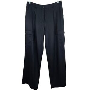 E Loft Drapey Cargo Wide Leg Pants NWT Womens Size 12 Wide Leg Utility Chinos